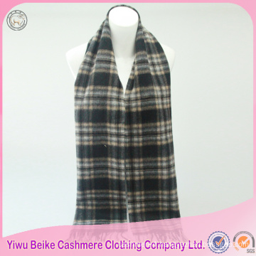 Wholesale real cashmere custom design men's scarf